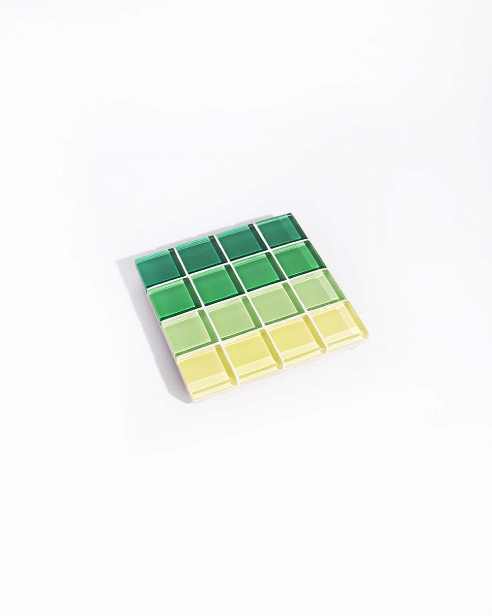 Glass Tile Coaster - Ombre - Forest