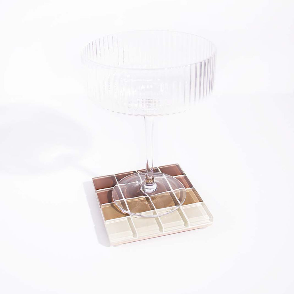 
                      
                        Glass Tile Coaster - Ombre - Cappuccino
                      
                    