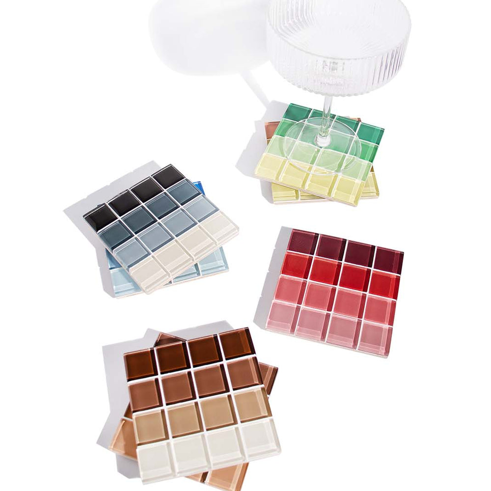
                      
                        Glass Tile Coaster - Ombre - Cappuccino
                      
                    