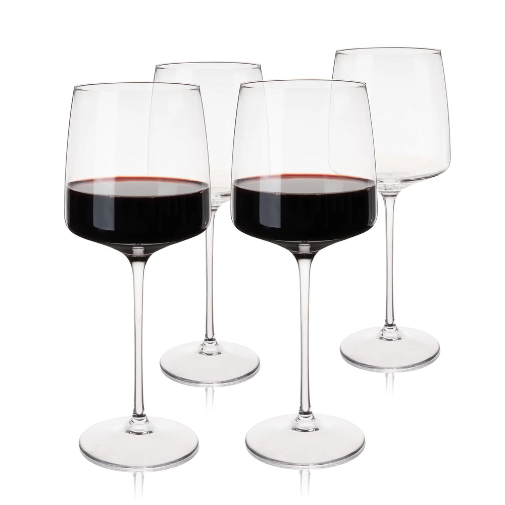 Reserve Julien Crystal Bordeaux Glasses, Set of 4