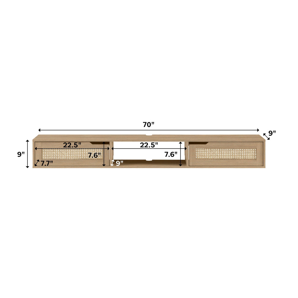 
                      
                        Hamkke Boho 2-Door Floating TV Stand
                      
                    