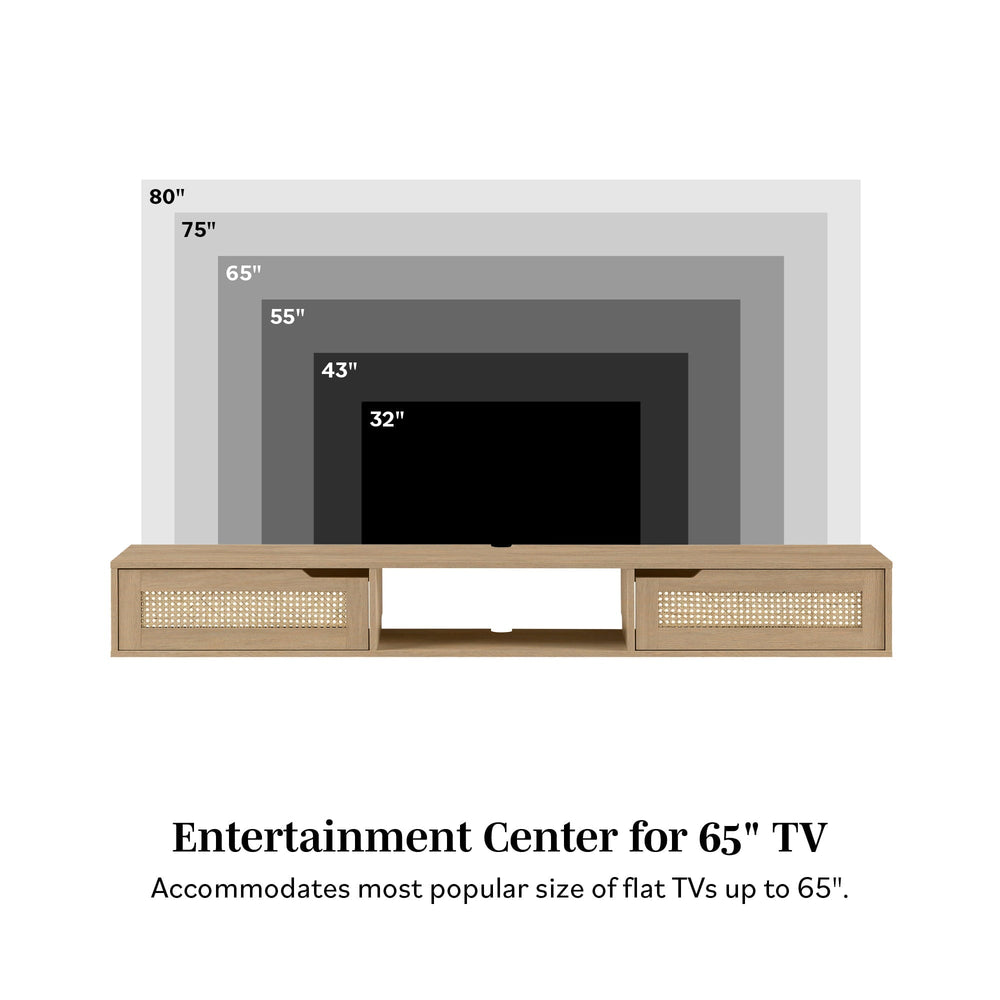 
                      
                        Hamkke Boho 2-Door Floating TV Stand
                      
                    