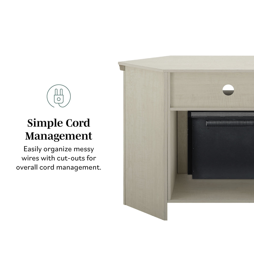 
                      
                        48" Wood Corner Fireplace TV Stand
                      
                    
