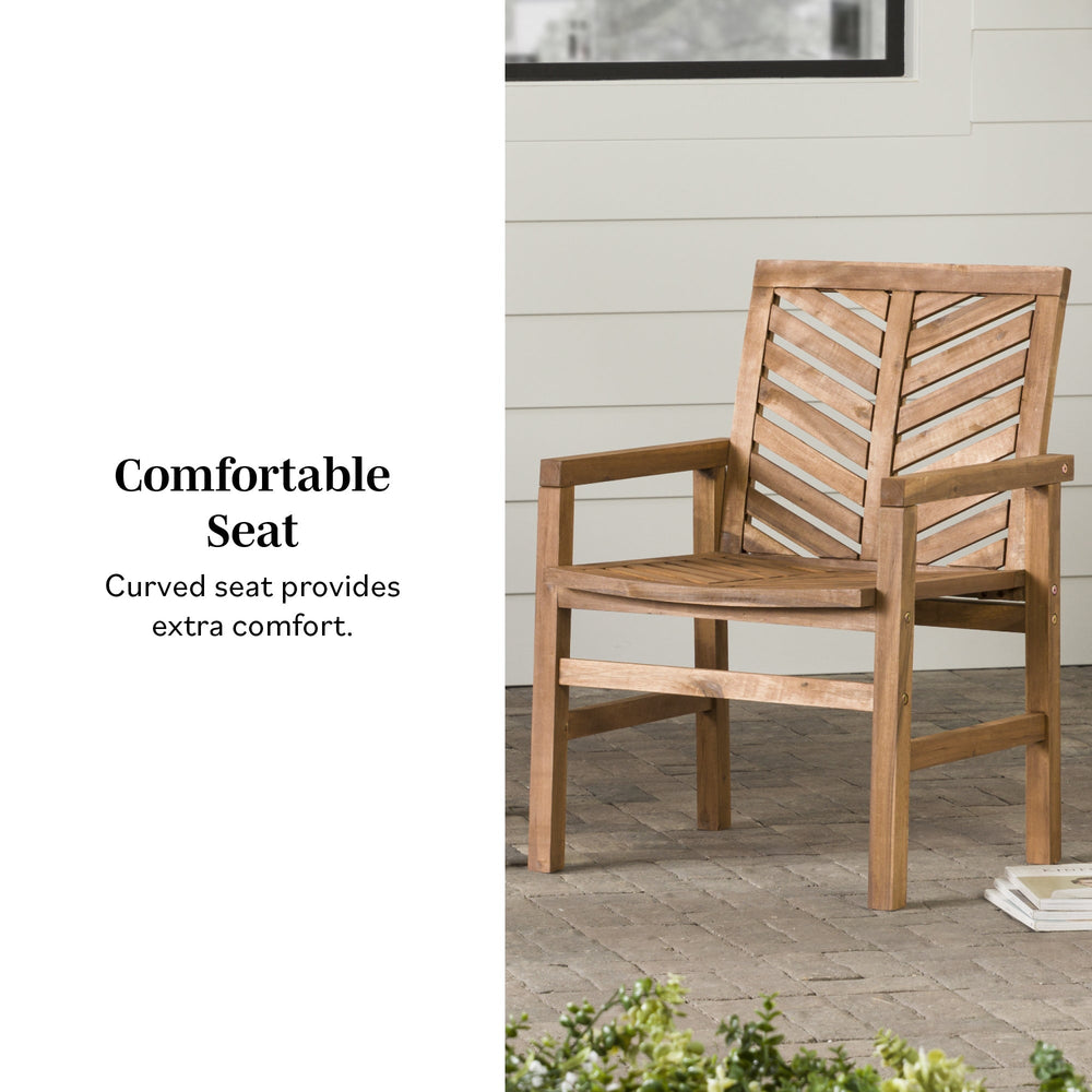 
                      
                        Vincent Patio Wood Chairs, Set of 2
                      
                    