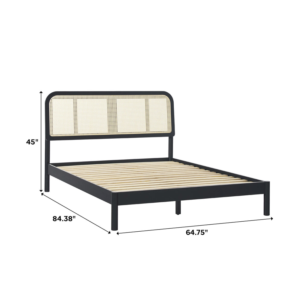 
                      
                        Neru Boho Curved Rattan-Headboard Bed Collection (Queen or King)
                      
                    