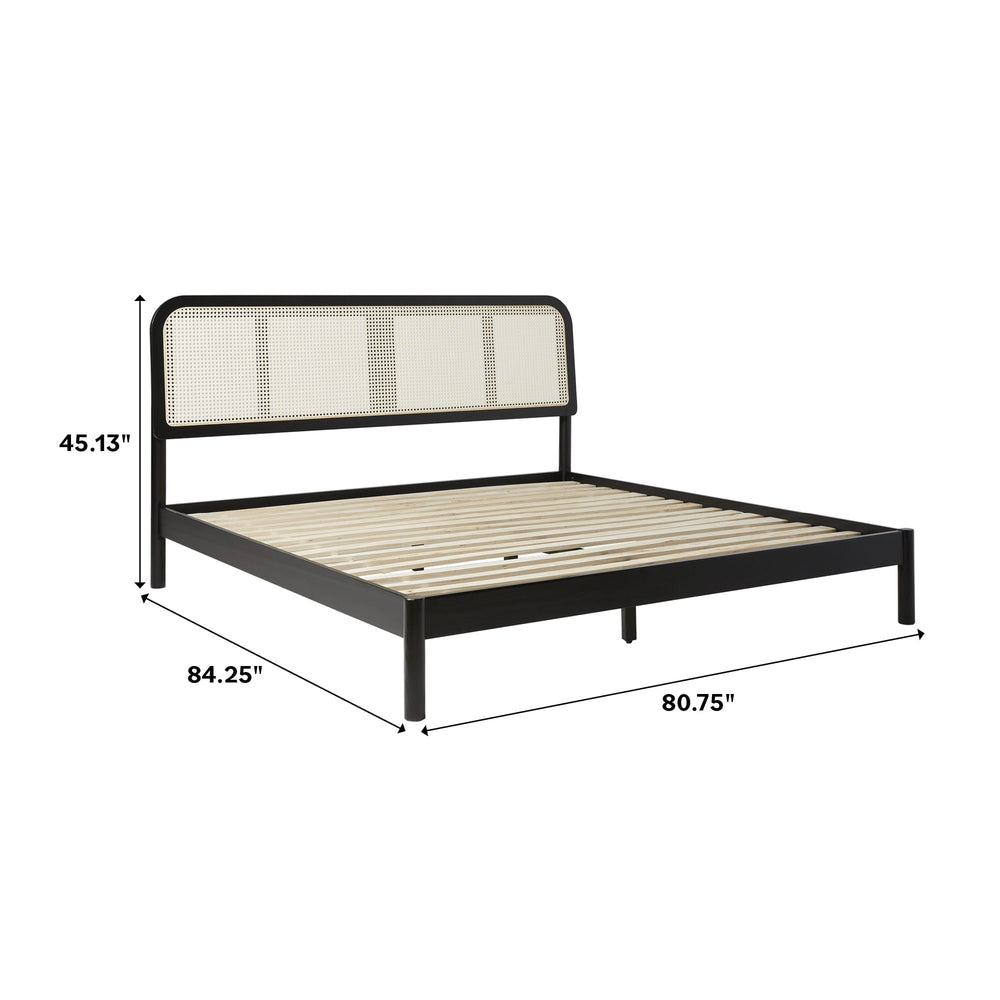 
                      
                        Neru Boho Curved Rattan-Headboard Bed Collection (Queen or King)
                      
                    