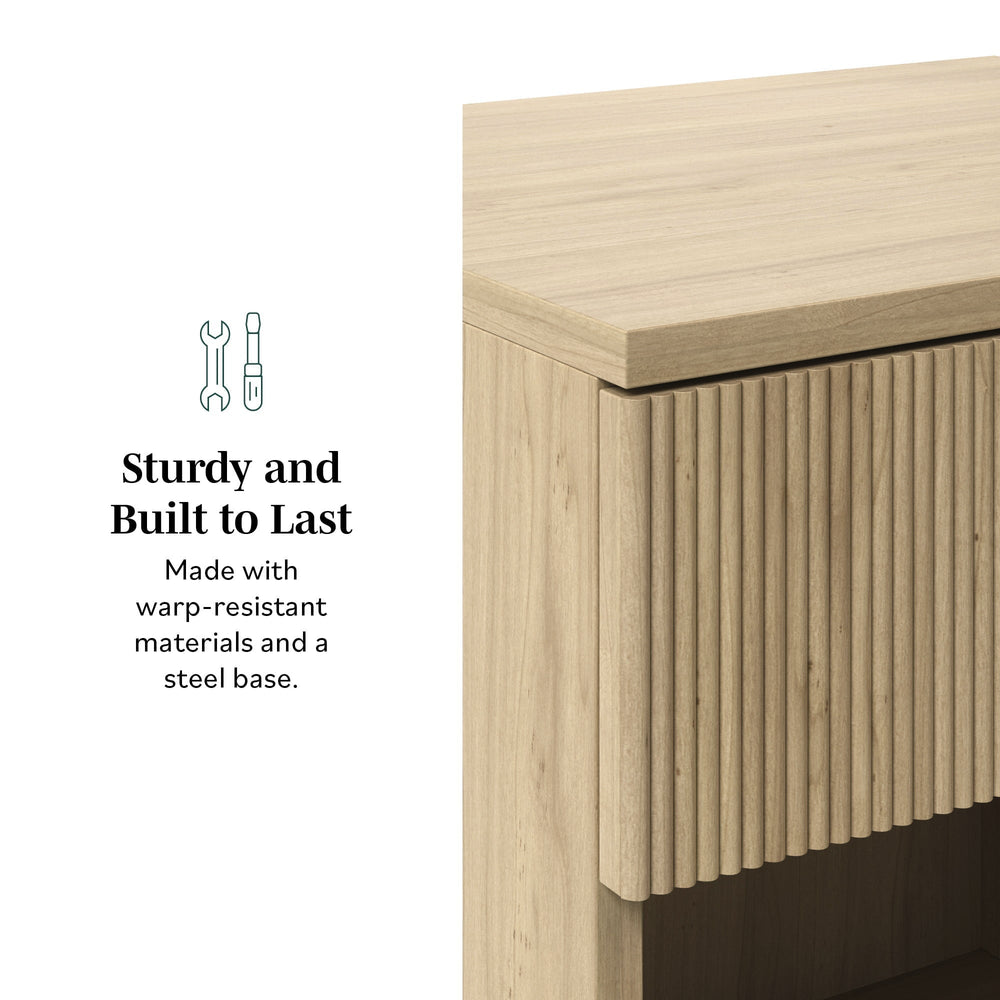 
                      
                        Paris Modern Scandinavian Reeded Nightstand
                      
                    