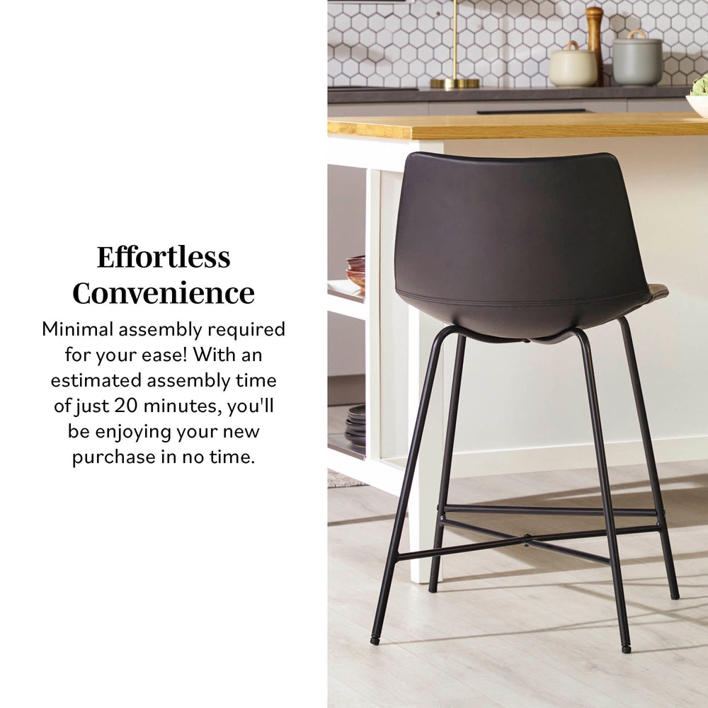 
                      
                        Xuma Modern Upholstered Seating Collection, Dining Chair or Counter Stool - Set of 2
                      
                    