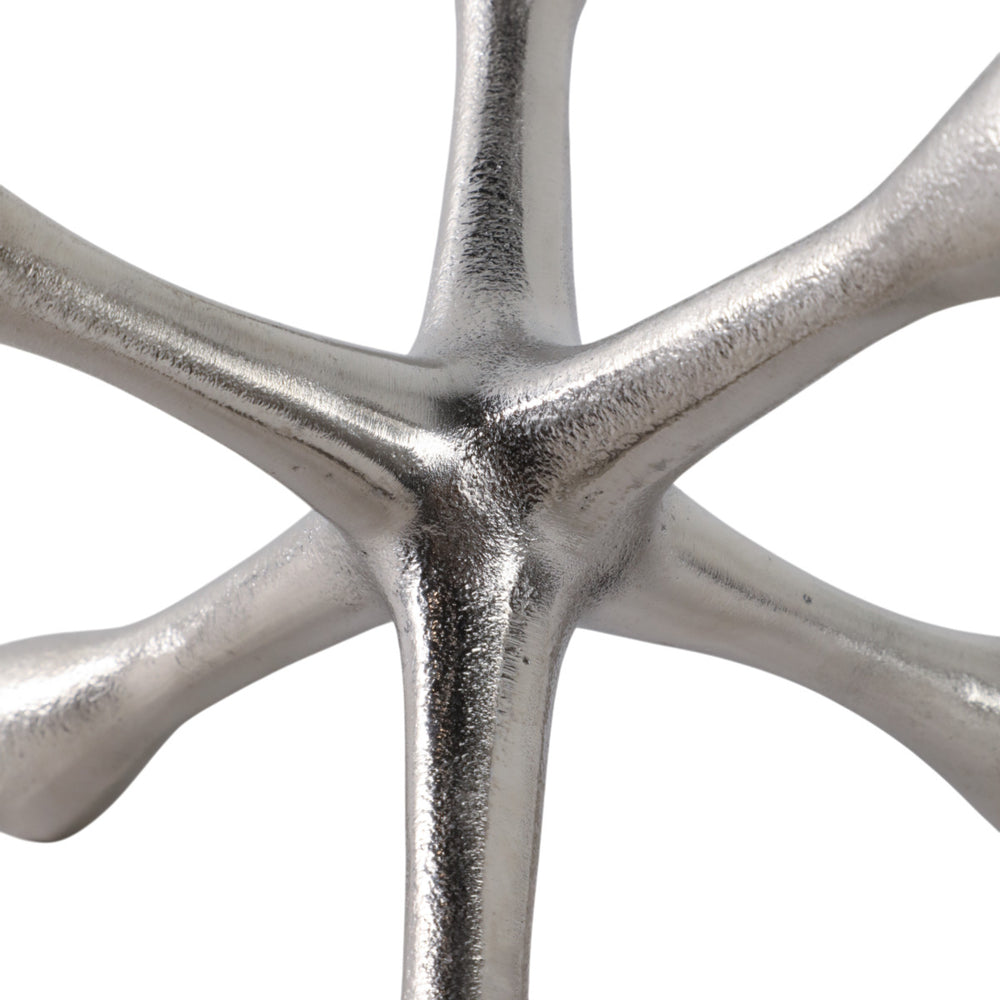 
                      
                        Metal Decorative Jack Sculpture in Silver, 8"
                      
                    