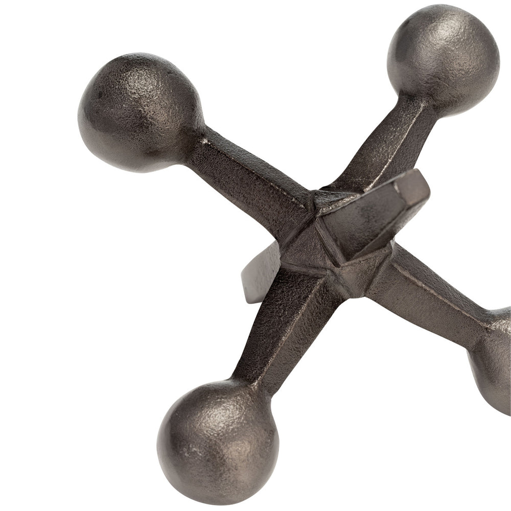 
                      
                        Decorative Jack Sculpture in Gunmetal, 5"
                      
                    