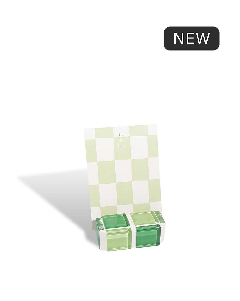 Mini Glass Tile Picture Stand - Green Apple