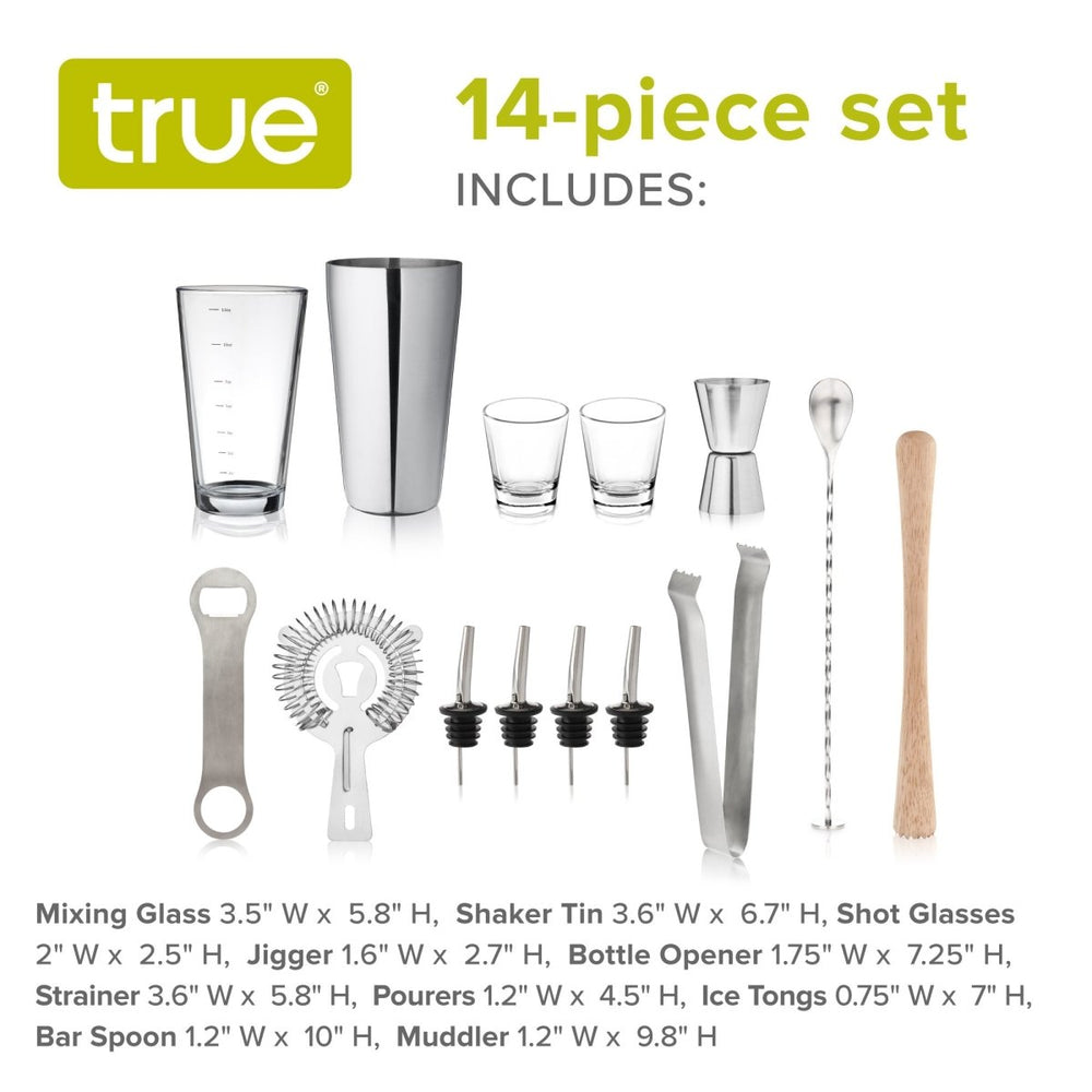 
                      
                        True 14 - Piece Mixologist Barware Set - lily & onyx
                      
                    