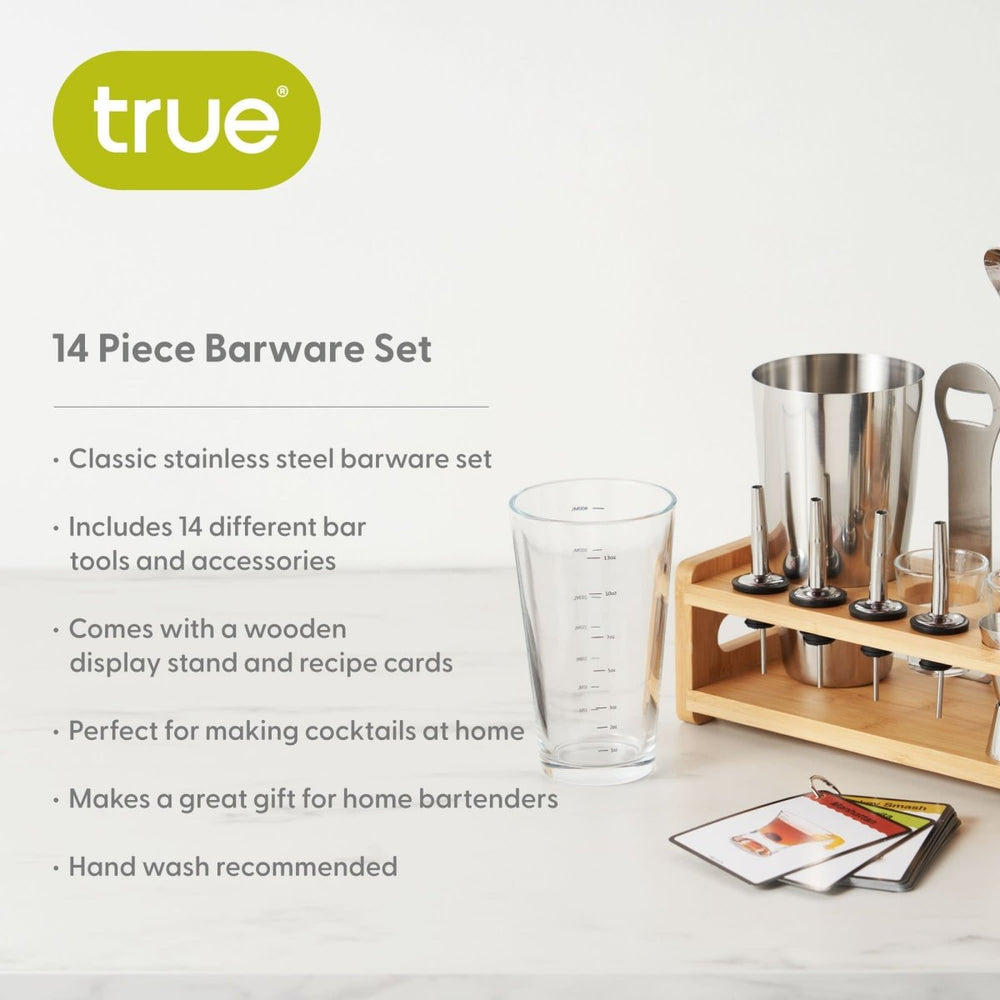 
                      
                        True 14 - Piece Mixologist Barware Set - lily & onyx
                      
                    