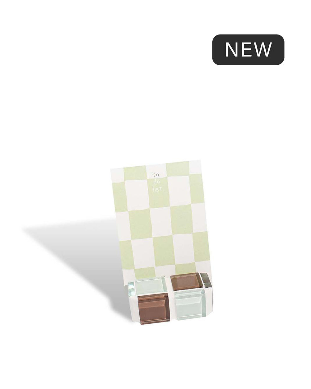 Mini Glass Tile Picture Stand - Classic Milk Chocolate
