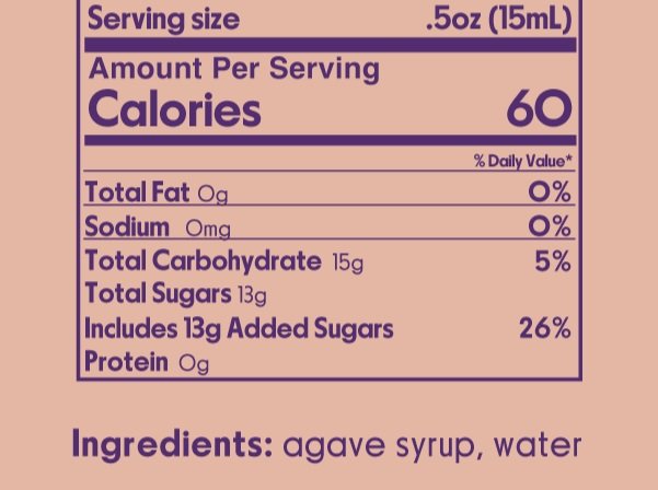 
                      
                        Agave Syrup
                      
                    