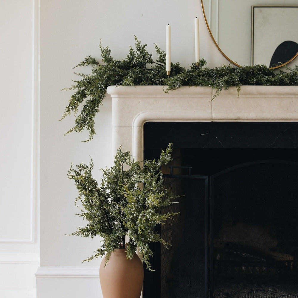 Artificial Juniper and Berry Winter Branch, 30"