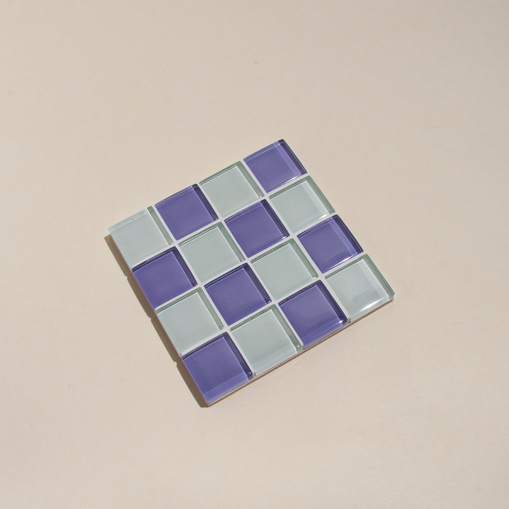 
                      
                        Glass Tile Coaster - Lavender Latte
                      
                    