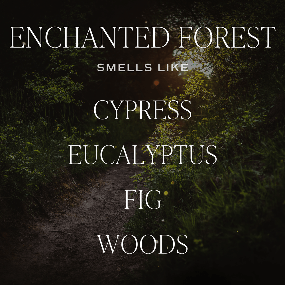 
                      
                        Enchanted Forest Soy Candle - Green Matte Jar - 15 oz
                      
                    