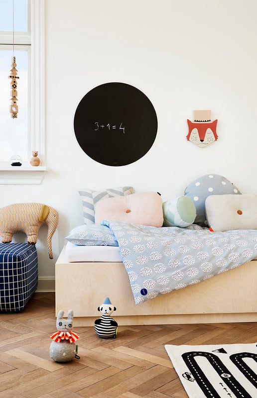 Roly Poly Rabbit - Light Grey