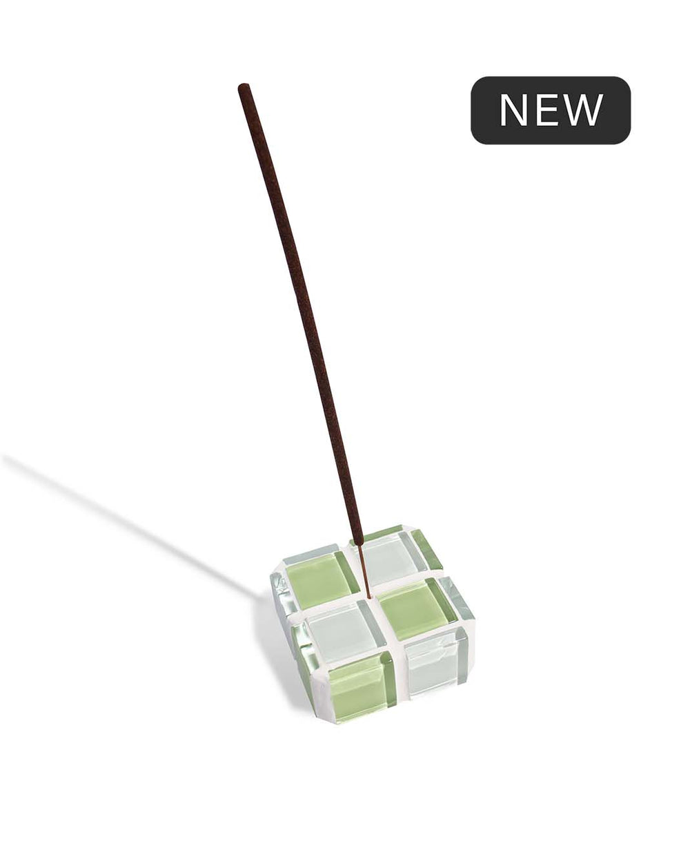 Glass Tile Incense Holder - Pistachio Milk Chocolate