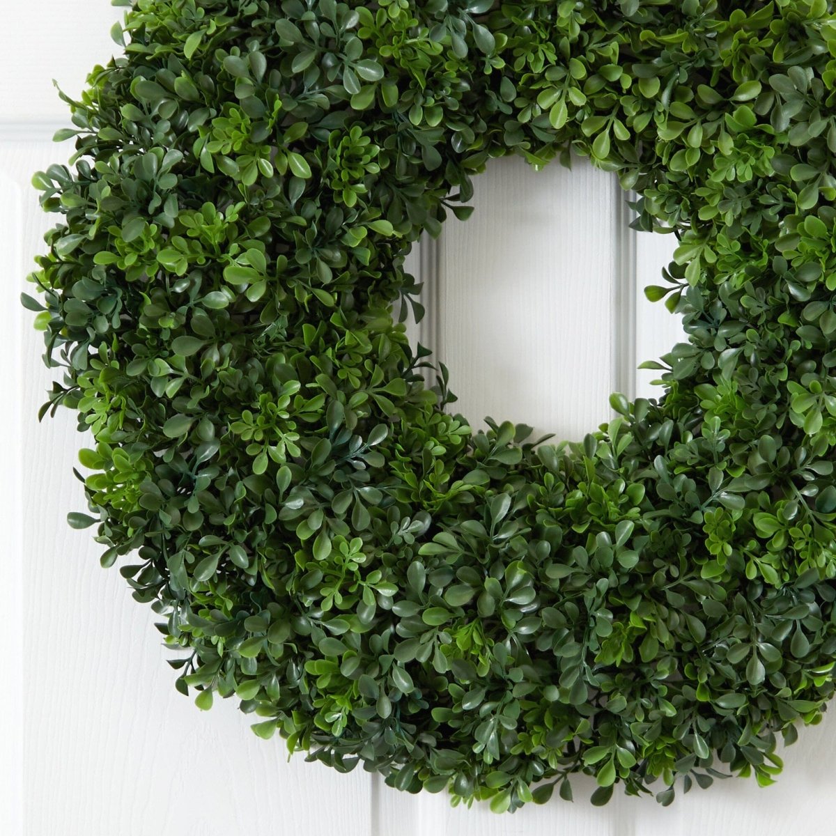 Nearly Natural 22” Boxwood Wreath - lily & onyx