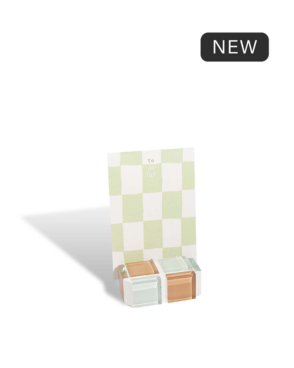 Mini Glass Tile Picture Stand - Hazelnut Milk Chocolate