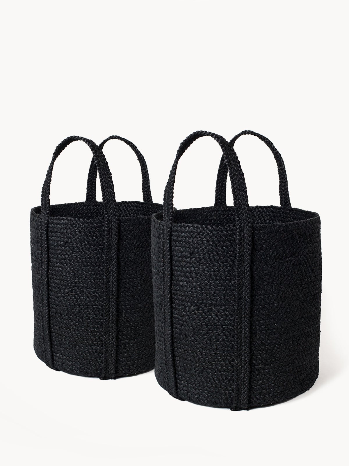 Kata Basket with Handle, Black