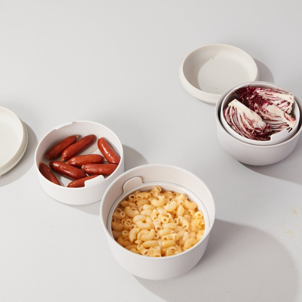 EKOBO 25 oz Lunch Set with Heat - Safe Insert - Cloud - lily & onyx