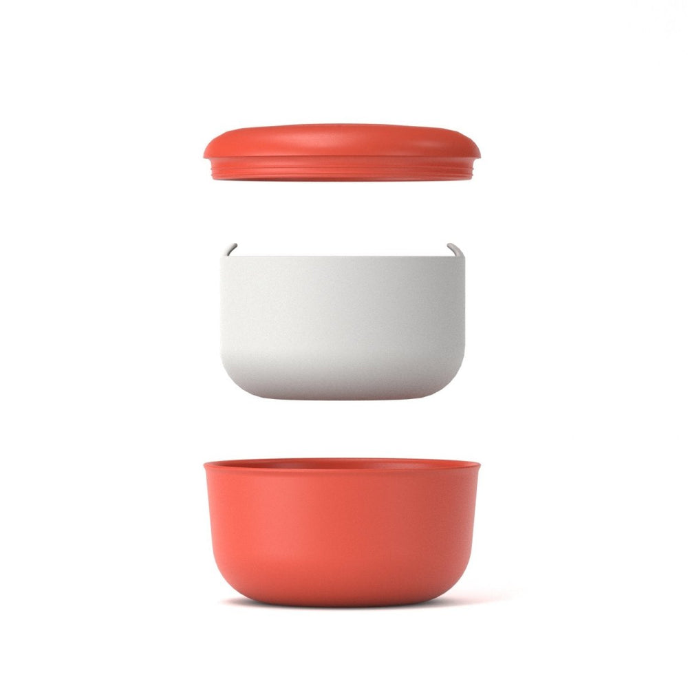 EKOBO 25 oz Lunch Set with Heat - Safe Insert - Persimmon - lily & onyx