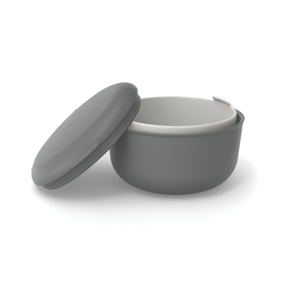 EKOBO 25 oz Lunch Set with Heat - Safe Insert - Smoke - lily & onyx