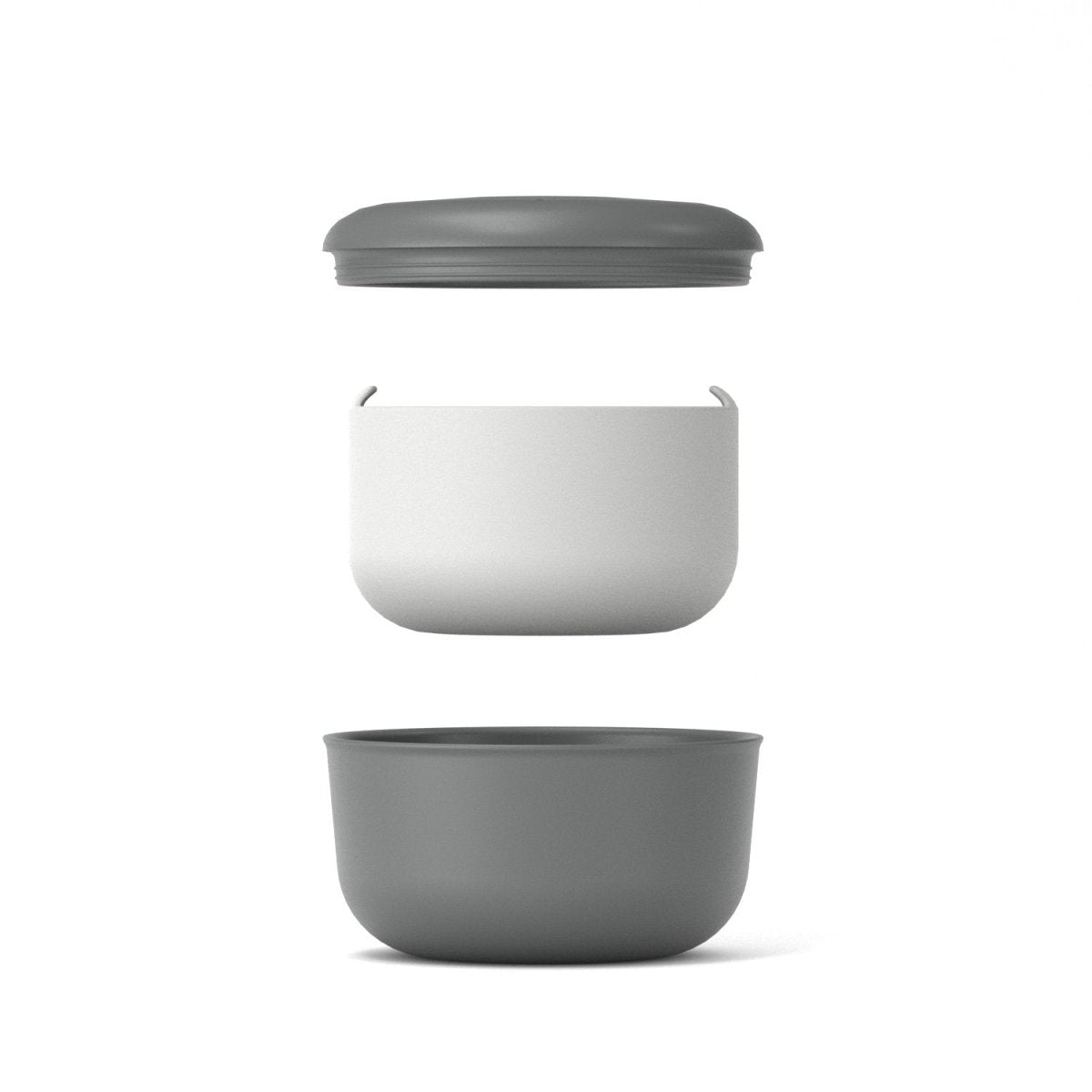 EKOBO 25 oz Lunch Set with Heat - Safe Insert - Smoke - lily & onyx