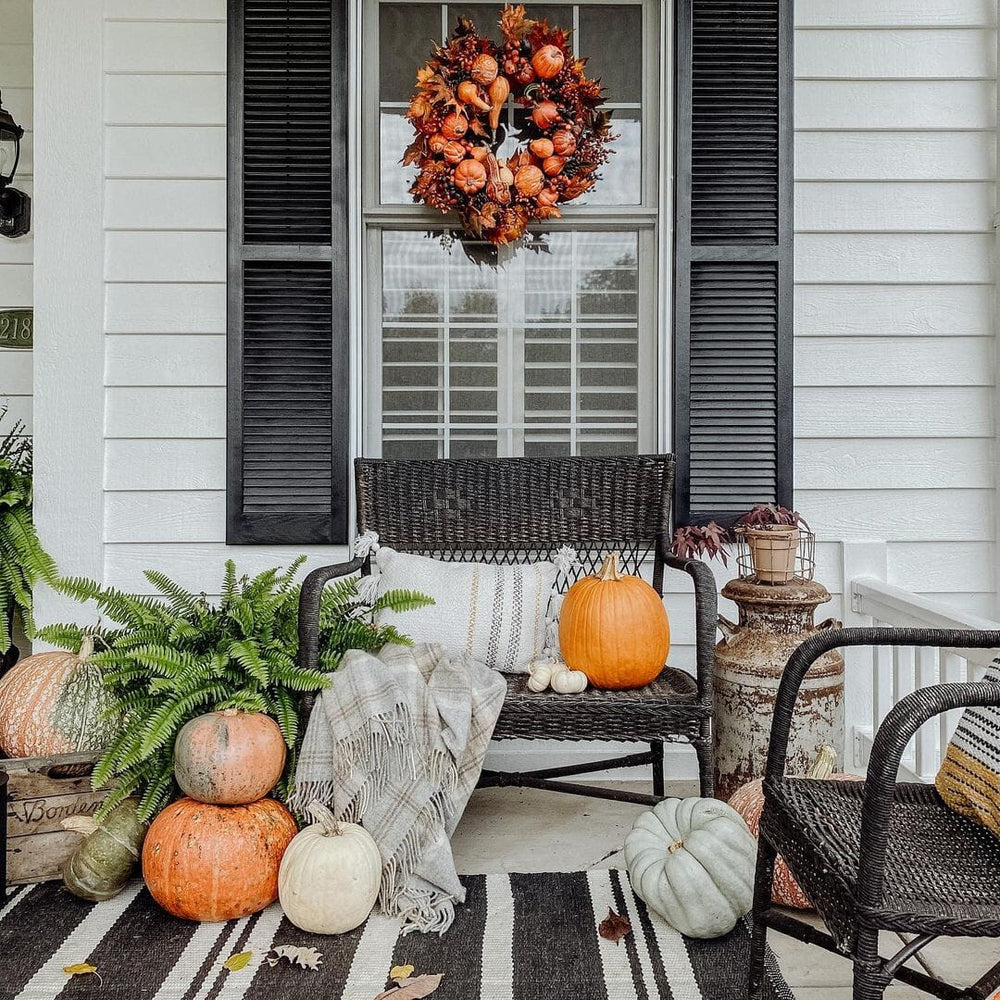 
                      
                        Nearly Natural 28" Harvest Wreath - lily & onyx
                      
                    