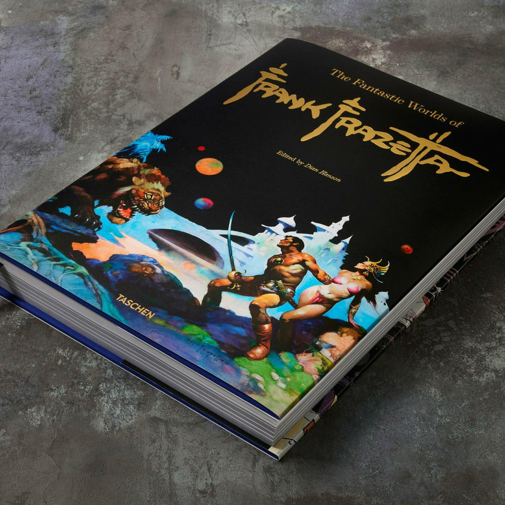 
                      
                        The Fantastic Worlds of Frank Frazetta (German, French, English)
                      
                    
