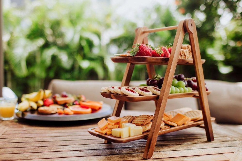 
                      
                        Picnic Time Family of Brands 3 - Tiered Ladder Serving Platter Station - lily & onyx
                      
                    