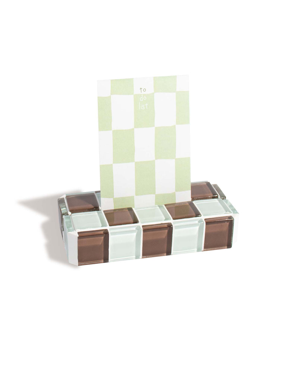 Glass Tile Picture Stand - Classic Milk Chocolate
