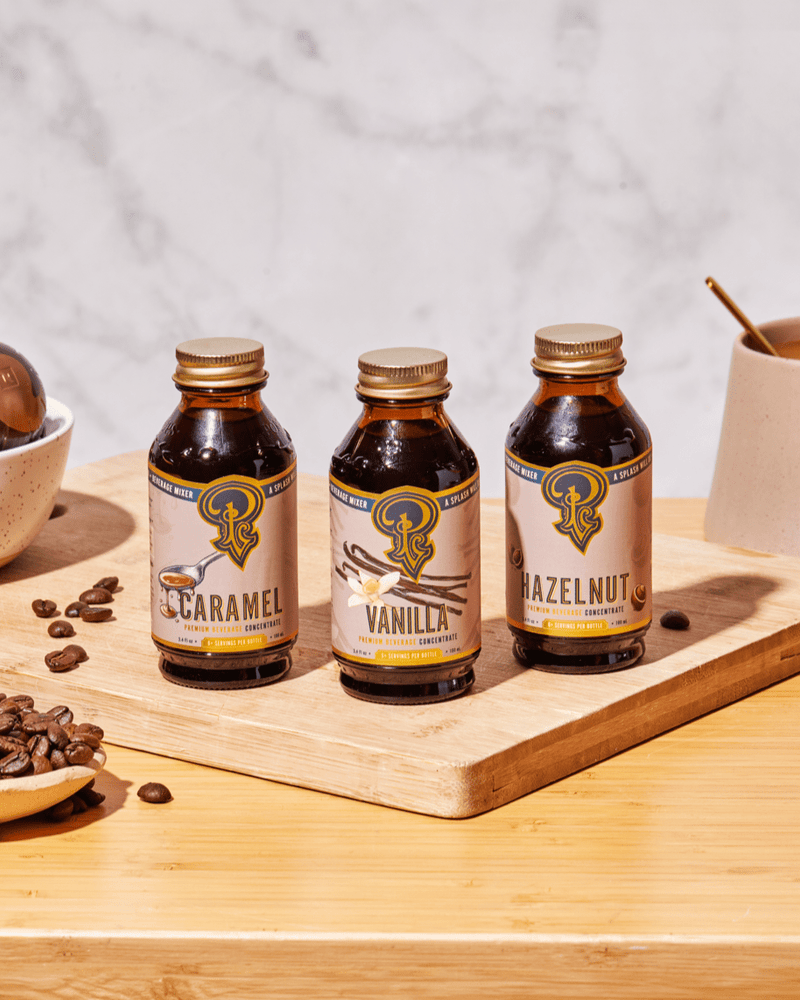 Portland Syrups 3.4oz Bottle Coffee Syrup Trio Gift Set - lily & onyx