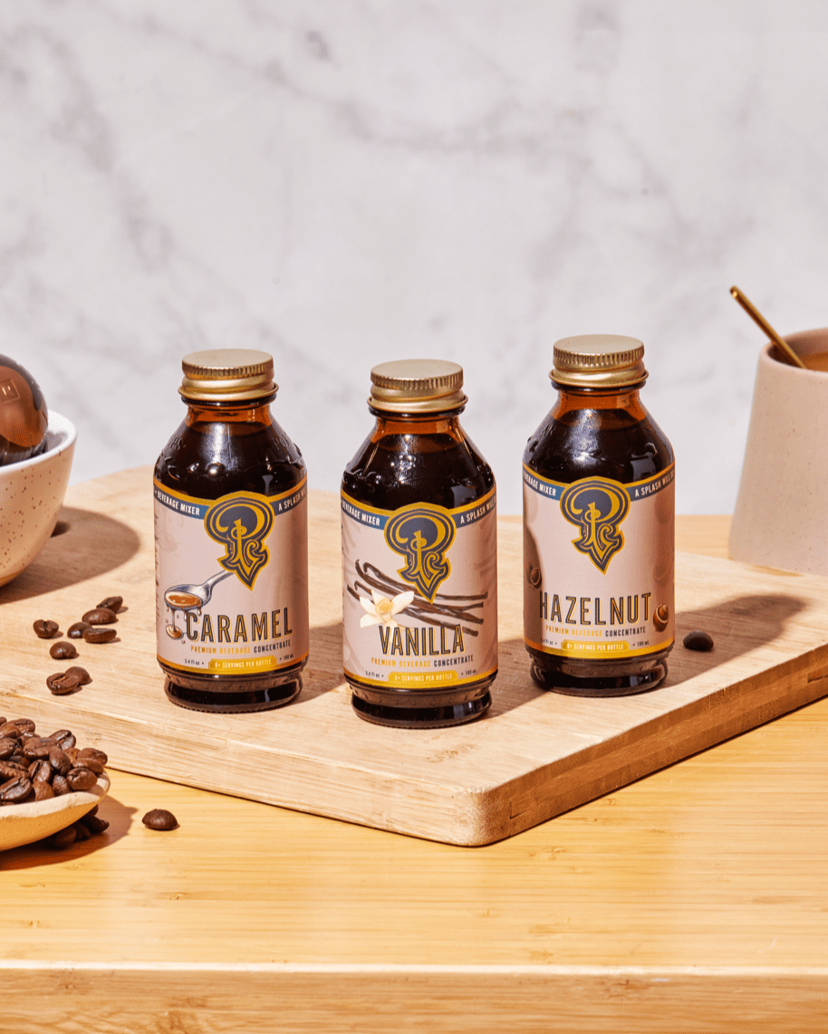 Portland Syrups 3.4oz Bottle Coffee Syrup Trio Gift Set - lily & onyx