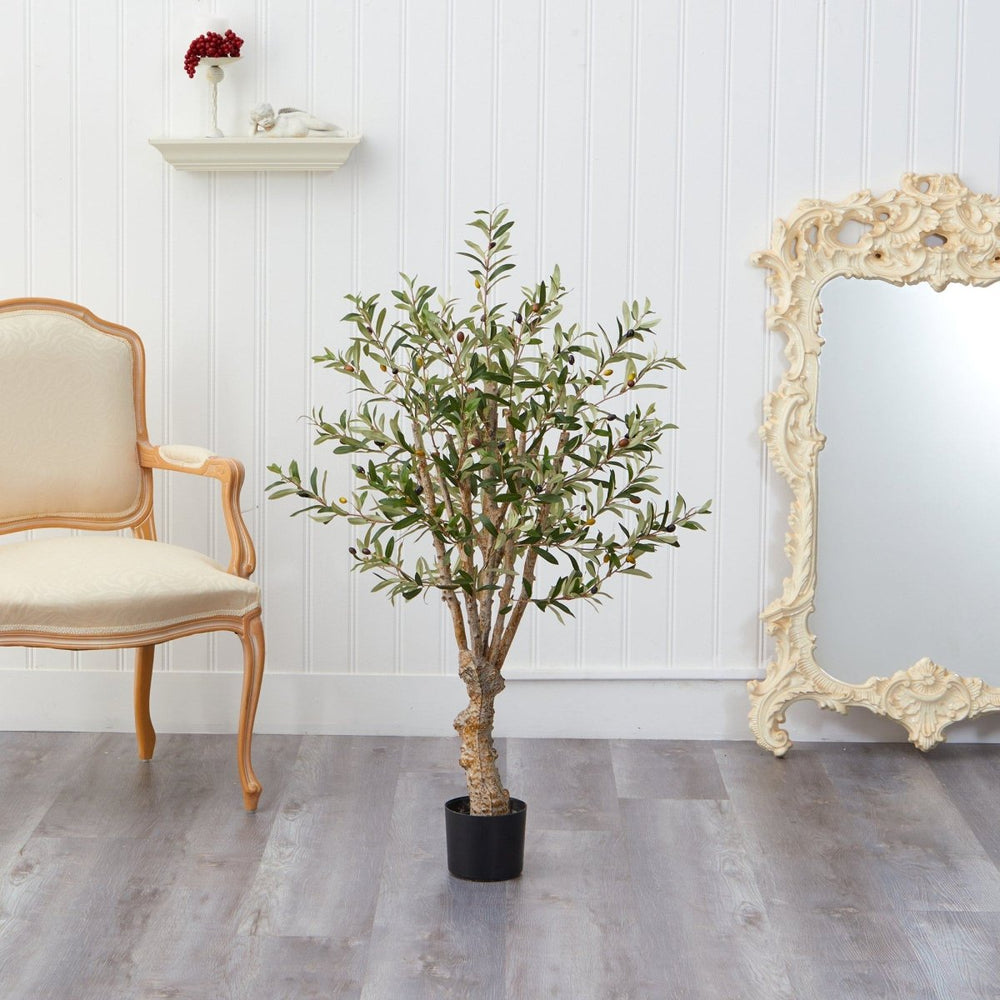 Nearly Natural 3.5’ Artificial Olive Tree - lily & onyx