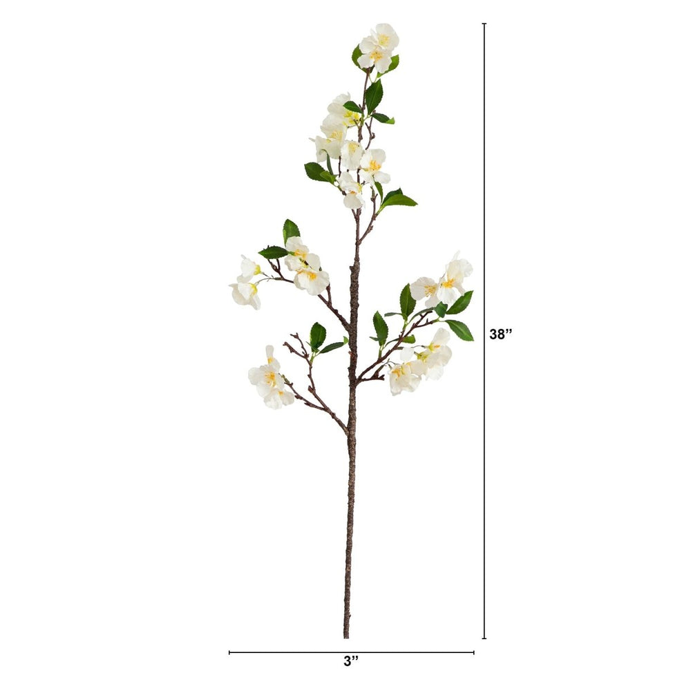 
                      
                        Nearly Natural 38" Artificial White Blossom Flower Stems, Set of 3 - lily & onyx
                      
                    