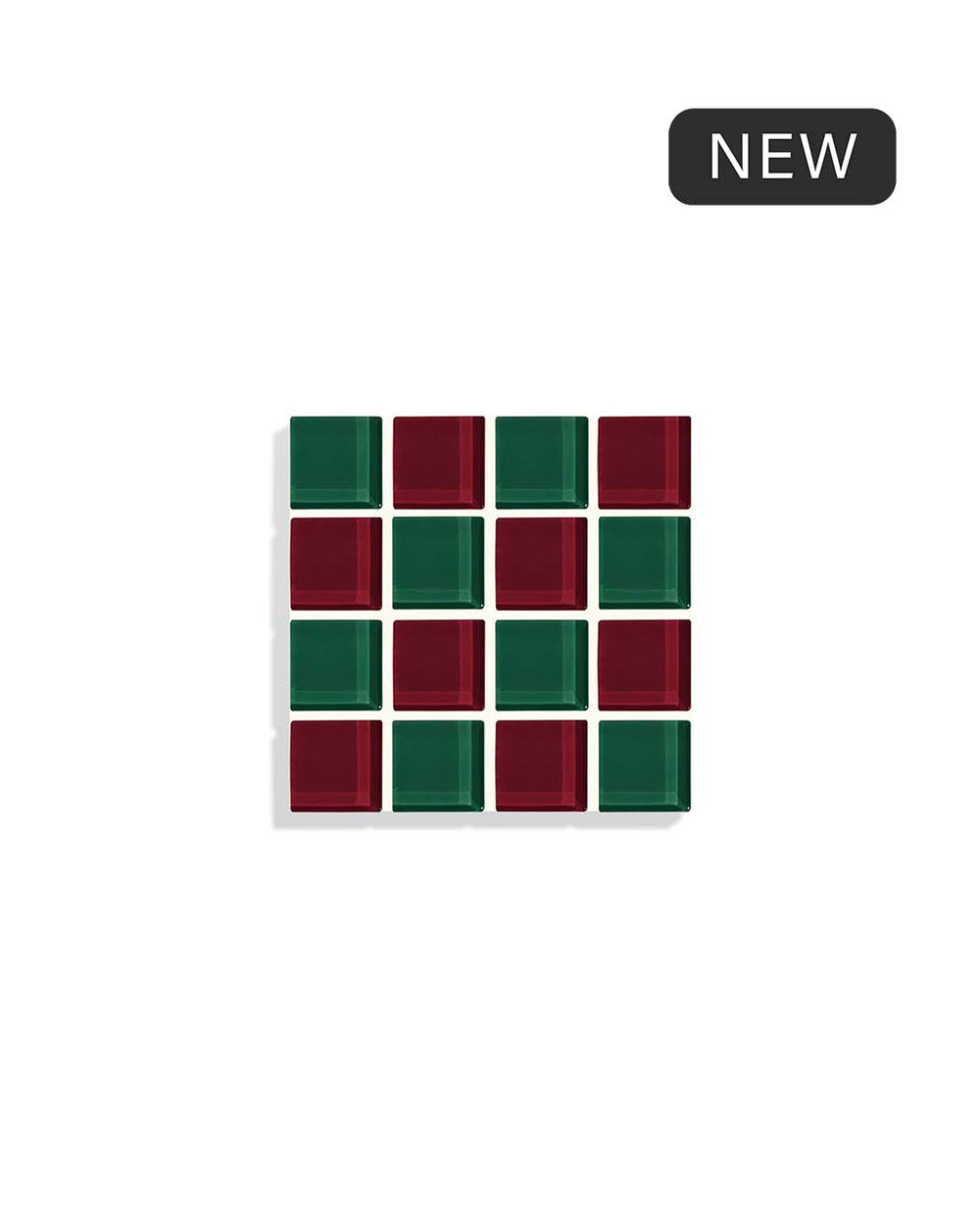 Glass Tile Coaster - Christmas Night