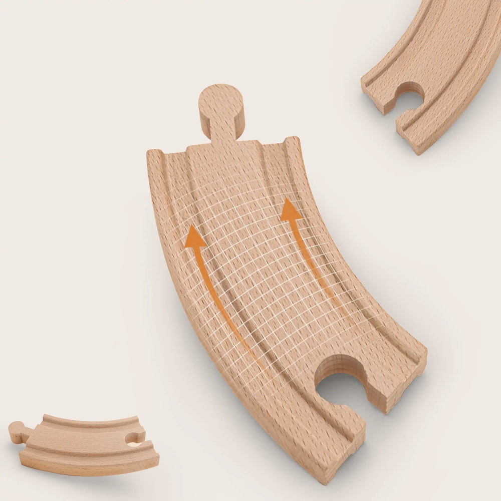 
                      
                        Tiny Land® Wooden Train Set, 55 Pcs
                      
                    