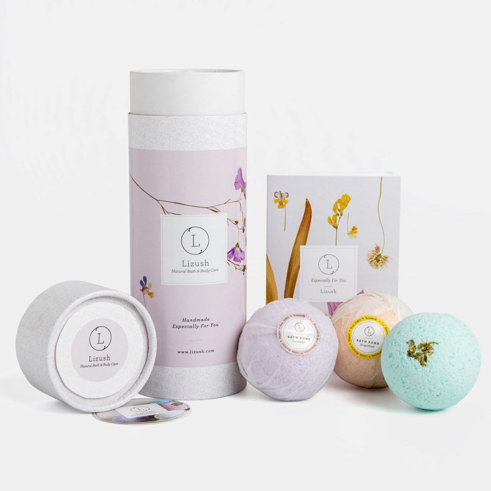 Bath Bombs Gift Set, Set of 3