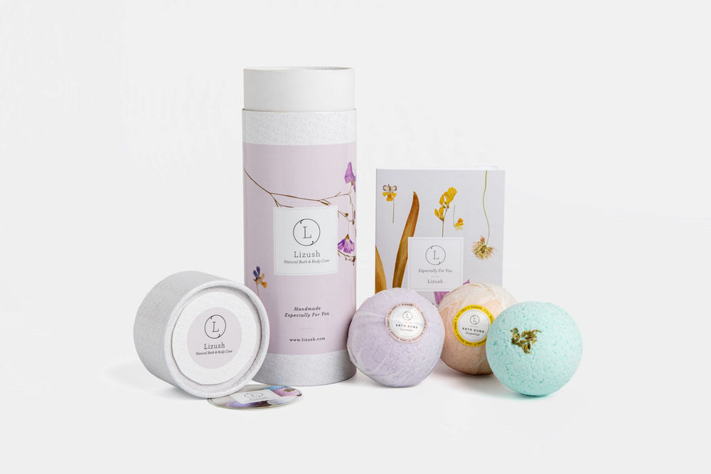 Bath Bombs Gift Set, Set of 3