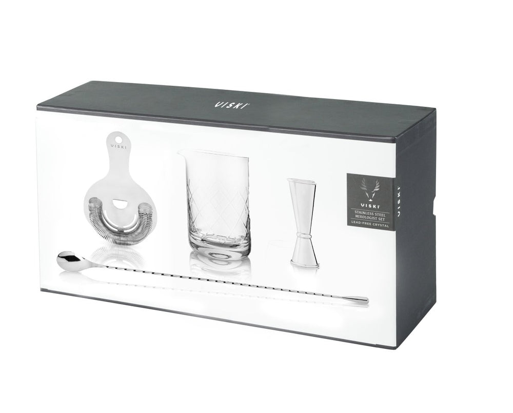 
                      
                        Viski 4 - Piece Harrison Barware Set - lily & onyx
                      
                    