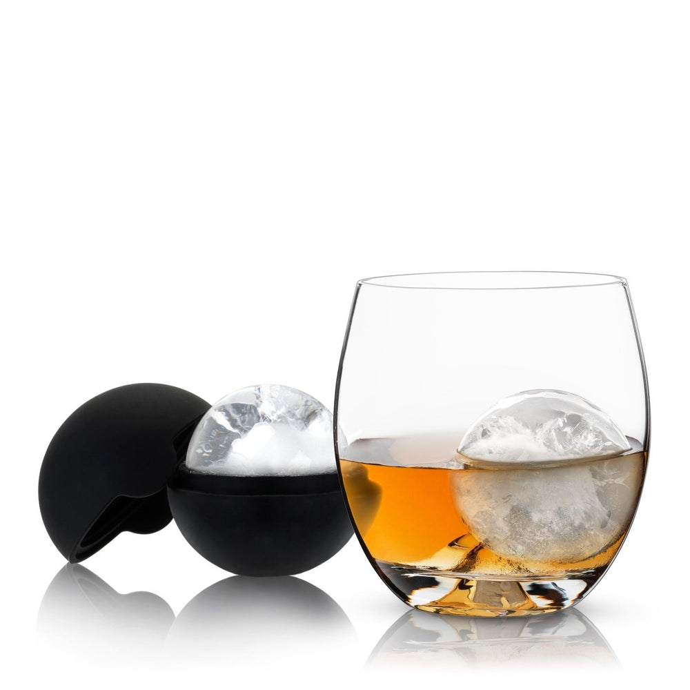 
                      
                        Viski 4 - Piece Ice Sphere Mold and Crystal Tumbler Set - lily & onyx
                      
                    