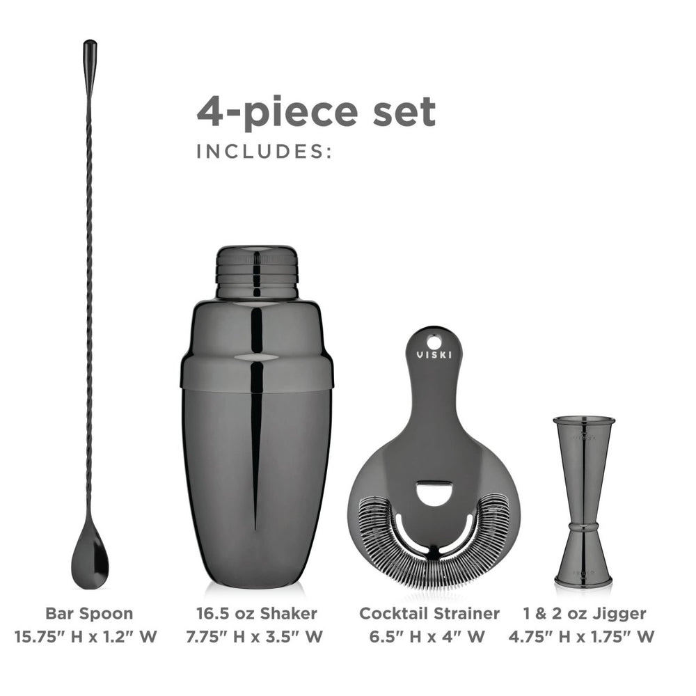
                      
                        Viski 4 - Piece Warren Barware Set - lily & onyx
                      
                    