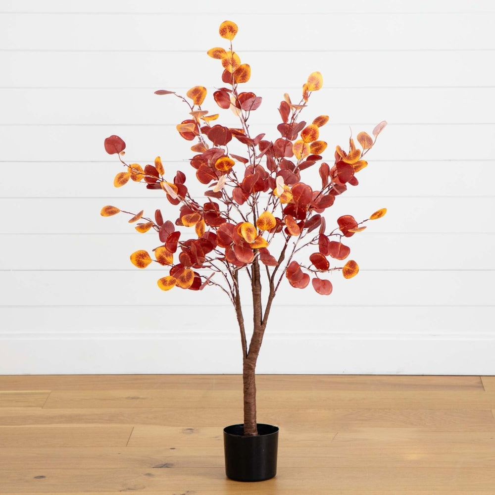 
                      
                        Nearly Natural 4’ Pre - Lit Autumn Eucalyptus Artificial Fall Tree with 160 Warm White LED Lights - lily & onyx
                      
                    