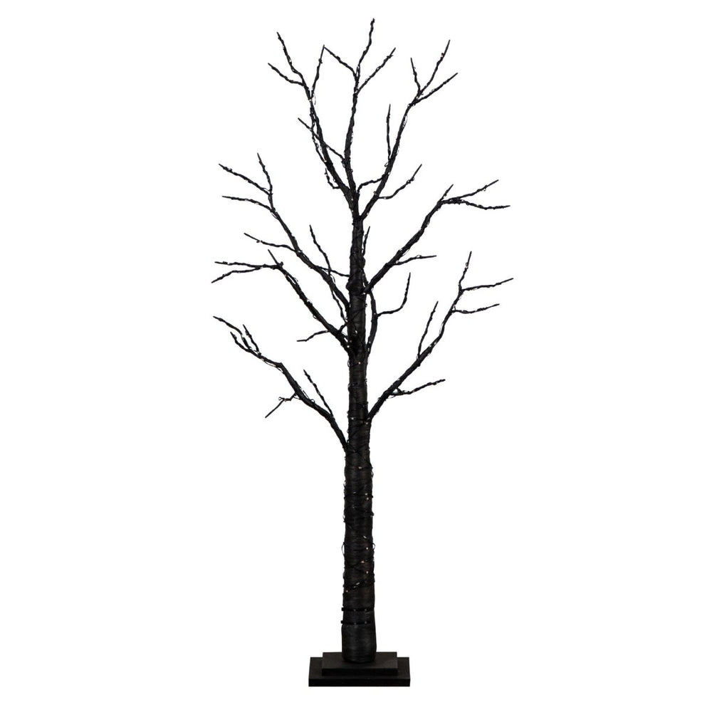 
                      
                        Nearly Natural 4’ Pre - Lit Halloween Black Twig Artificial Fall Tree with 240 Orange & Purple LED Lights - lily & onyx
                      
                    