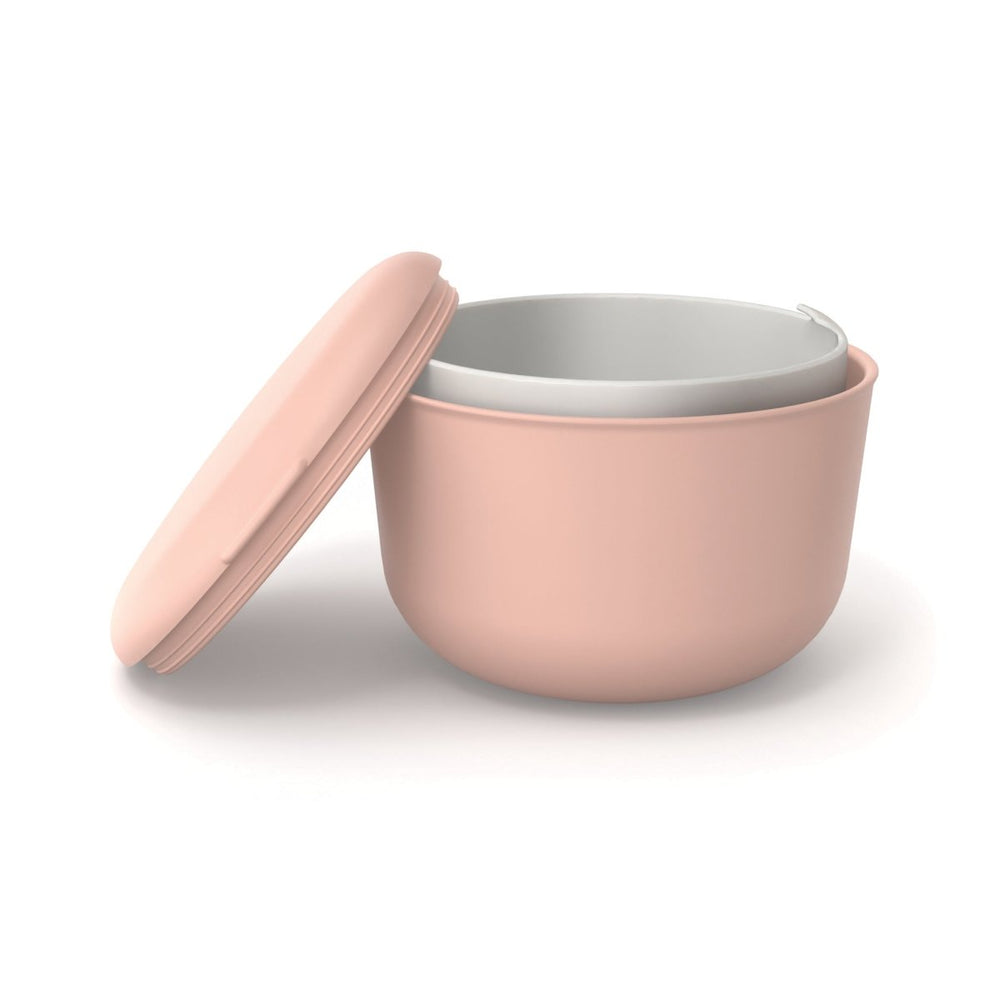 EKOBO 40 oz Lunch Set with Heat - Safe Inserts - Blush - lily & onyx
