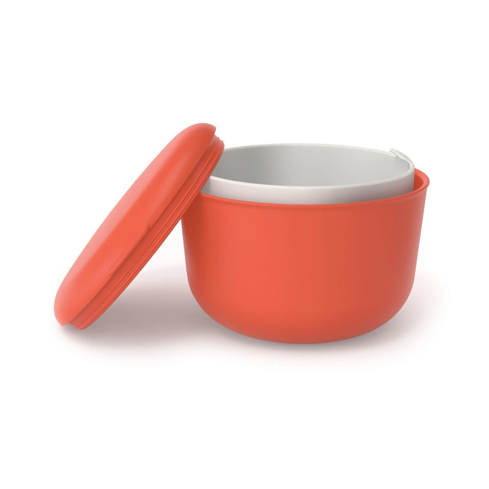 EKOBO 40 oz Lunch Set with Heat - Safe Inserts - Persimmon - lily & onyx
